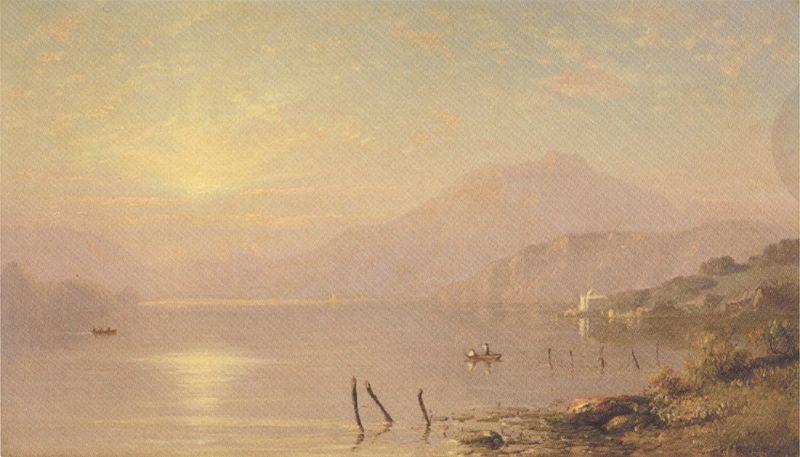 Sanford Gifford Morning on the Hudson oil painting image